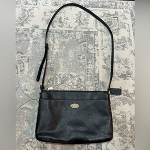 Coach Black Leather Crossbody Bag